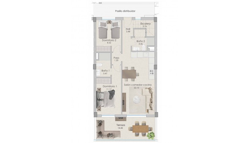 Neue Gebäude - Penthouse - Santa Pola